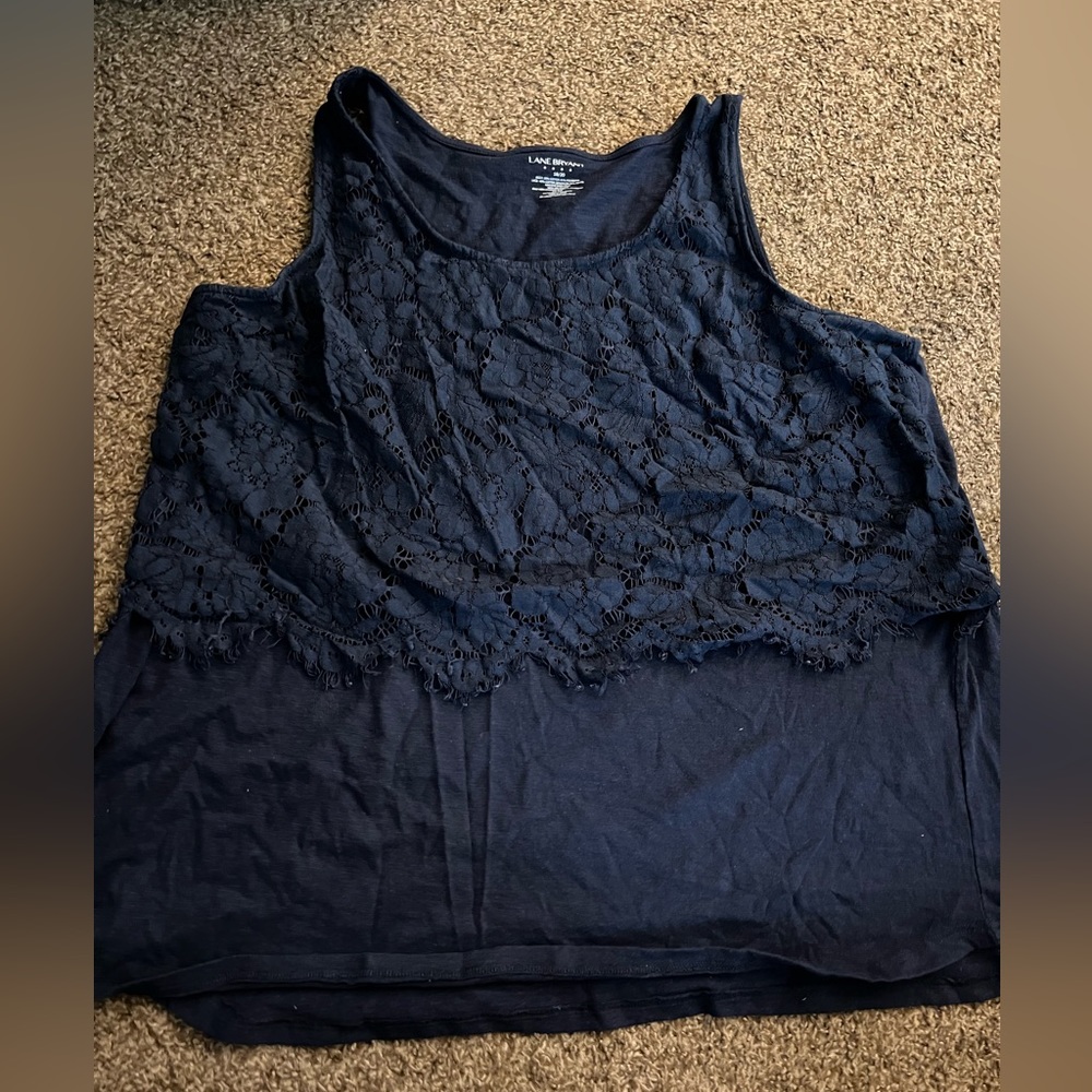 Lane Bryant Lace Tank